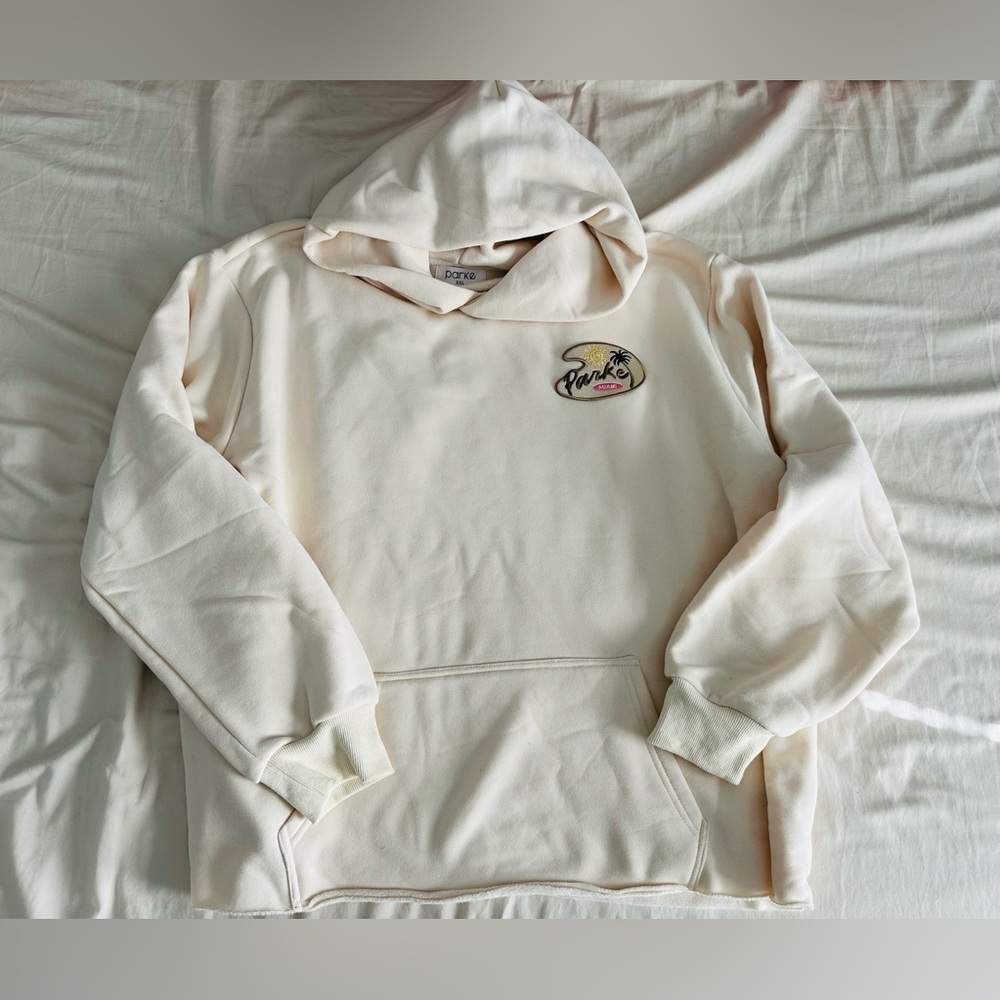 Parke cream Miami hoodie xxl new